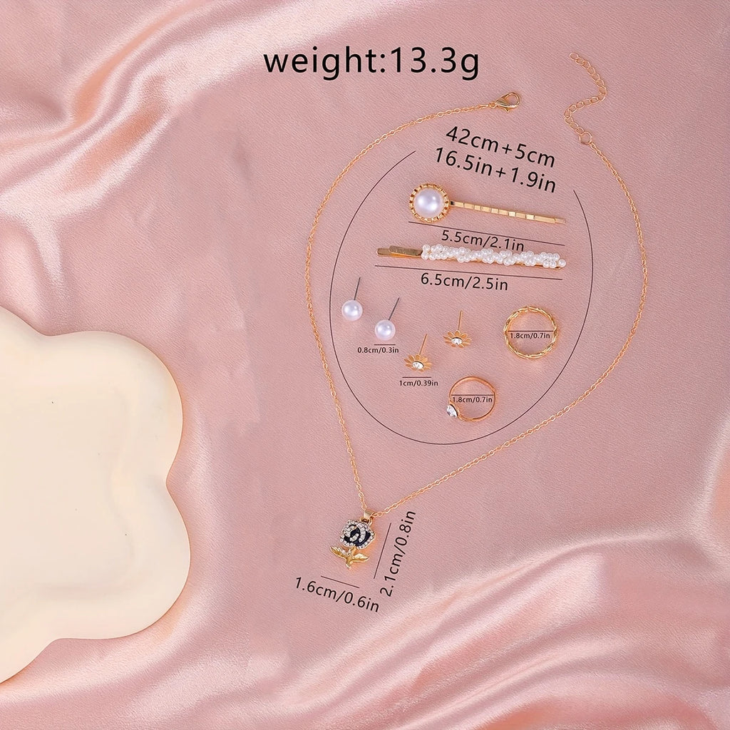 Woman, fancy, stylish combo set